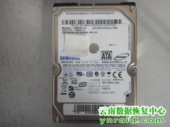 某单位250G移动硬盘通电异响开盘数据恢复成功