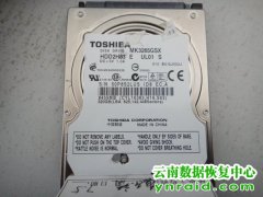 个人笔记本东芝320G硬盘磁头坏开盘数据恢复成功
