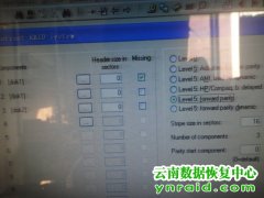 某地州税务局IBM服务器RAID5 两块报黄灯数据恢复成功