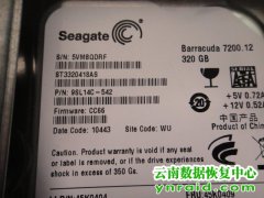 曲靖某公司希捷500G台式机硬盘检测不到数据恢复成功