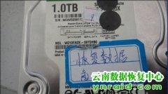 昆明数据恢复-西数台式机WD10EADX00TDHB0开盘成功