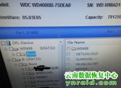 昆明某公司生产车间西数40G硬盘二次数据恢复成功