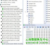 云南电视台苹果系统阵列6块盘RAID5数据恢复成功