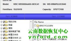 地州某政府单位西数500G硬盘磁头损坏开盘数据恢复成功