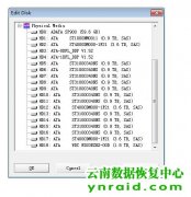 昆明某单位12块盘RAID5 存储服务器rebuild失败恢复成功
