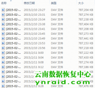 个旧市公安局交警大队大华监控录像格式化恢复成功