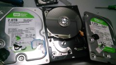 昆明个人客户西数2TB台式机硬盘开盘数据恢复成功